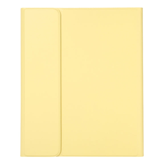 For Xiaomi Pad 5 / Pad 5 Pro 11 inch Wireless Bluetooth Keyboard Tablet Leather Case with Pen Slot(Yellow)