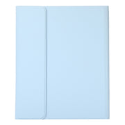 For Xiaomi Pad 5 / Pad 5 Pro 11 inch Wireless Bluetooth Keyboard Tablet Leather Case with Pen Slot(Blue)