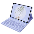 For Xiaomi Pad 5 / Pad 5 Pro 11 inch Wireless Bluetooth Keyboard Tablet Leather Case with Pen Slot(Purple) - Xiaomi Keyboard by PMC TechLife | Online Shopping South Africa | PMC TechLife | Buy Now Pay Later Mobicred
