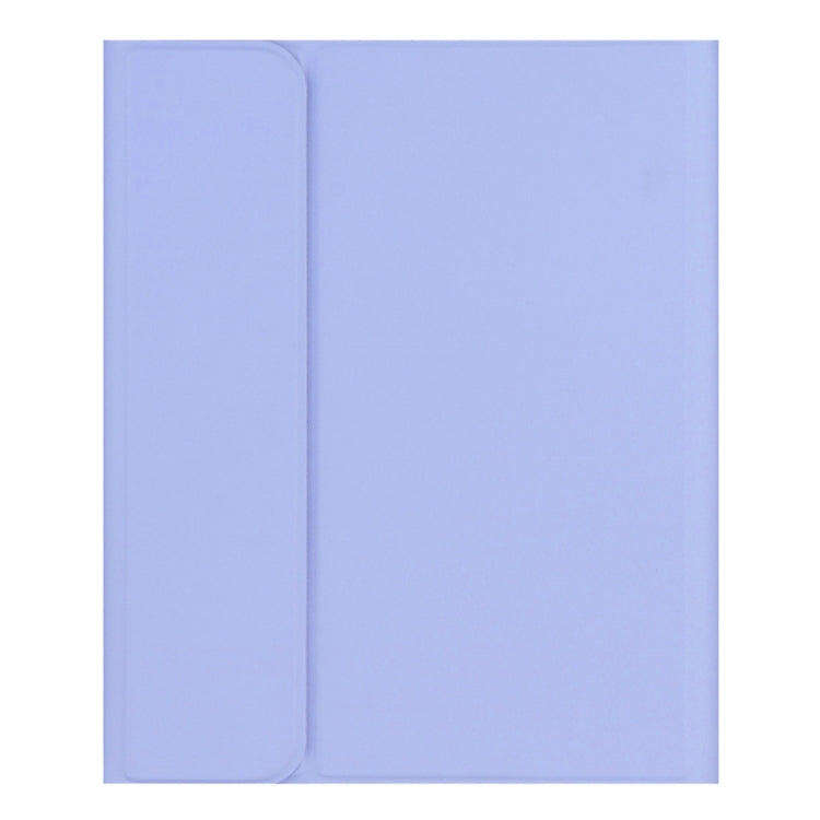 For Xiaomi Pad 5 / Pad 5 Pro 11 inch Wireless Bluetooth Keyboard Tablet Leather Case with Pen Slot(Purple)