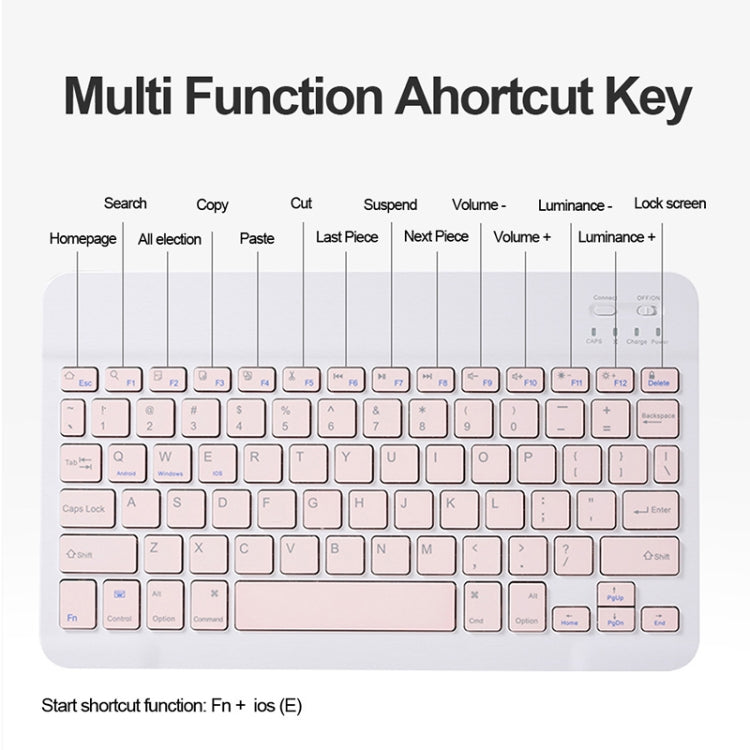For Xiaomi Pad 5 / Pad 5 Pro 11 inch Wireless Bluetooth Keyboard Tablet Leather Case with Pen Slot(Blue)