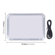 KXK-686 Multifunctional Work Light Portable Floodlight(Metal Silver)