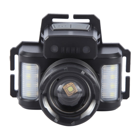 HL-03 Intelligent Induction Zoom Headlight Work Light(Black)