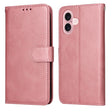 For iPhone 16 Classic Calf Texture Flip Leather Phone Case(Rose Gold) - iPhone 16 Cases by PMC TechLife | Online Shopping South Africa | PMC TechLife | Buy Now Pay Later Mobicred