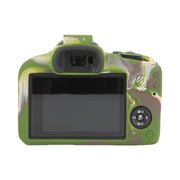 For Canon EOS R100 Litchi Texture Soft Silicone Protective Case(Camouflage)