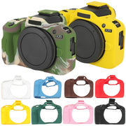 For Canon EOS R100 Glossy Soft Silicone Protective Case(Black)