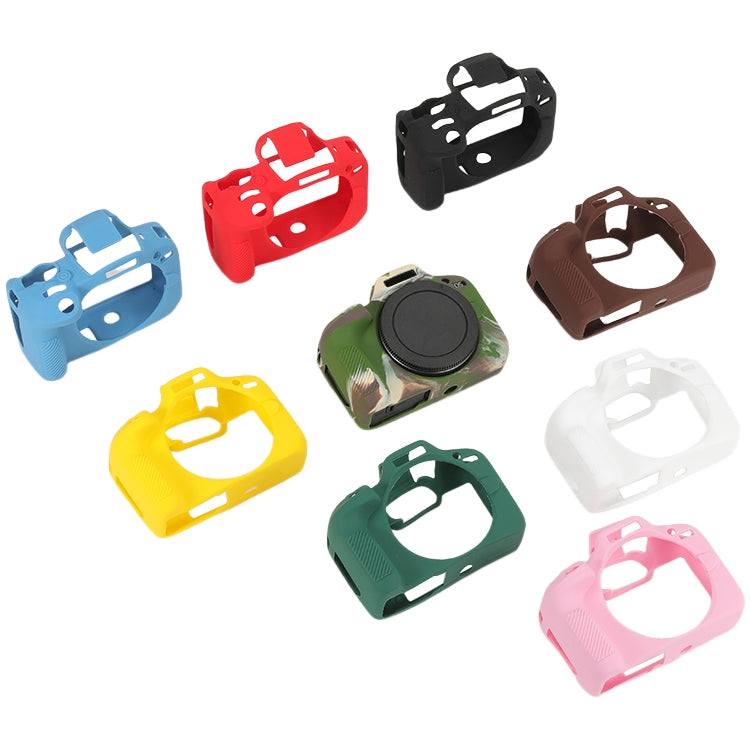 For Canon EOS R100 Glossy Soft Silicone Protective Case(Green)