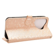 For Huawei Pura 70 Honeycomb Dot Texture Leather Phone Case(Gold)