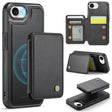 For iPhone 16e JEEHOOD J05 Business Magnetic Style RFID Leather Phone Case(Black) - free shipping - PMc TechLife - Order now!
