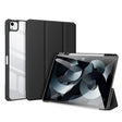 For iPad Air 13 2024 / 2025 DUX DUCIS TOBY Series Antiskid Leather Tablet Case with Sleep / Wake-up Function(Black) - free shipping - PMC TechLife - Order now!
