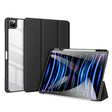For iPad Pro 13 2024 DUX DUCIS TOBY Series Antiskid Leather Tablet Case with Sleep / Wake-up Function(Black) - free shipping - PMC TechLife - Order now!