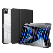 For iPad Pro 13 2024 DUX DUCIS TOBY Series Antiskid Leather Tablet Case with Sleep / Wake-up Function(Black)