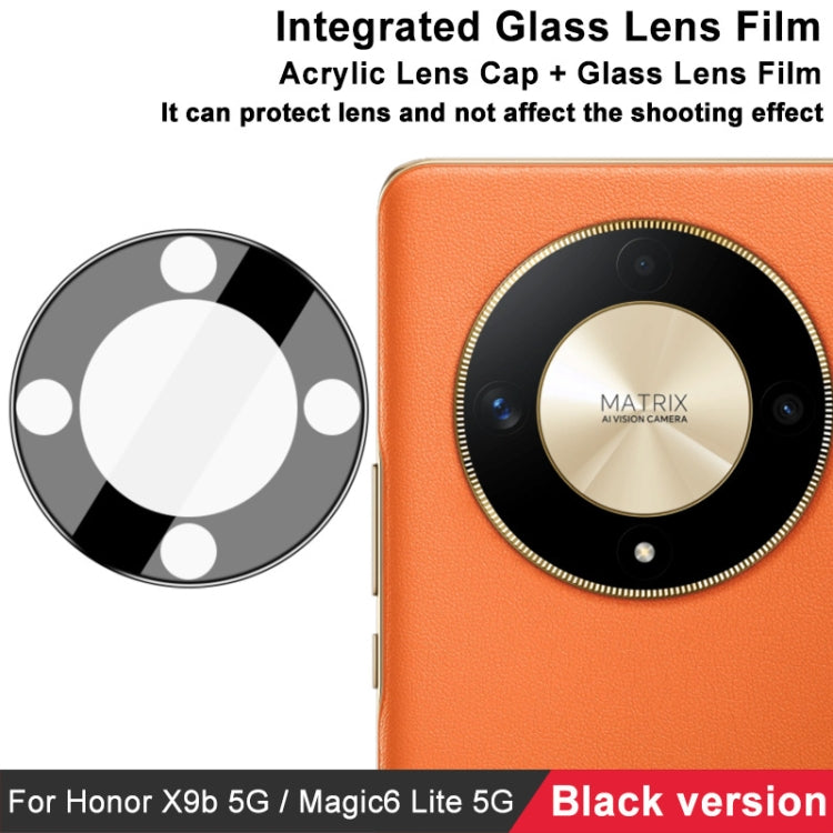 For Honor X9b 5G / Magic6 Lite 5G imak High Definition Integrated Glass Lens Film Black Version