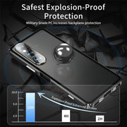 For Sony Xperia 1 VI HD Magnetic Metal Tempered Glass Phone Case(Black)