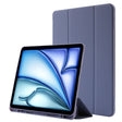 For iPad Air 11 2025 / 2024 Skin Feel Tri-fold Leather Tablet Case with Pen Slot(Lavender) - free shipping - PMC TechLife - Order now!