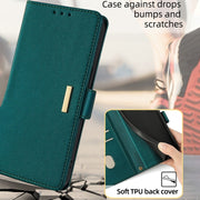 For Honor Magic6 Pro Crossbody Chain Leather Phone Case(Green)