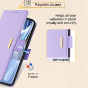For Honor Magic6 Pro Crossbody Chain Leather Phone Case(Purple)
