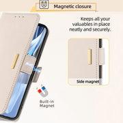 For Honor Magic6 Pro Crossbody Chain Leather Phone Case(White)