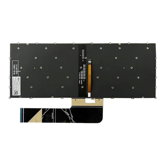 For Lenovo IdeaPad 5 / Yoga Slim 7 Pro  US Version Laptop Backlight Keyboard, F10 Key with Lock Icon(Black)