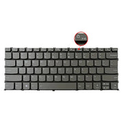 For Lenovo IdeaPad 5 / Yoga Slim 7 Pro  US Version Laptop Backlight Keyboard, F10 Key with Lock Icon(Grey)