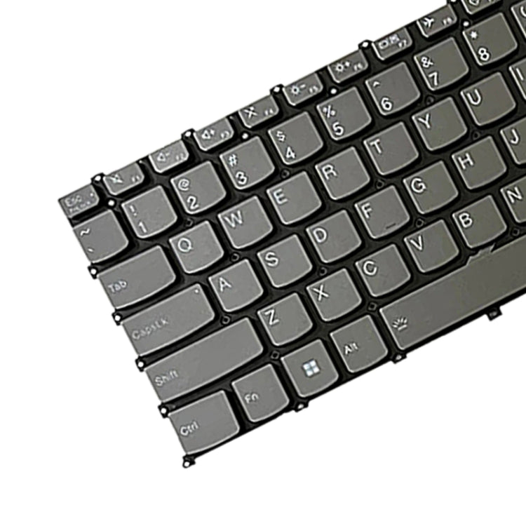 For Lenovo IdeaPad 5 / Yoga Slim 7 Pro US Version Laptop Backlight Keyboard, F10 Key with Phone Icon(Grey)