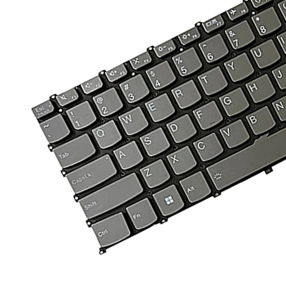 For Lenovo IdeaPad 5 / Yoga Slim 7 Pro US Version Laptop Backlight Keyboard, F10 Key with Phone Icon(Grey)