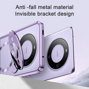 For Huawei Mate 60 Aromatherapy Holder Single-sided MagSafe Magnetic Phone Case(Purple)