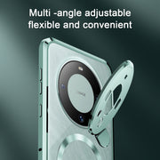 For Huawei Mate 60 Aromatherapy Holder Single-sided MagSafe Magnetic Phone Case(Green)