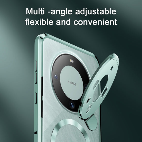 For Huawei Mate 60 Aromatherapy Holder Single-sided MagSafe Magnetic Phone Case(Green)