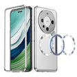 For Huawei Mate 60 Pro Aromatherapy Holder Single-sided MagSafe Magnetic Phone Case(Silver) - Huawei Cases by PMC TechLife | Online Shopping South Africa | PMC TechLife | Buy Now Pay Later Mobicred