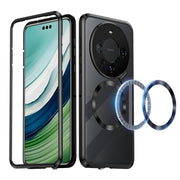 For Huawei Mate 60 Pro Aromatherapy Holder Single-sided MagSafe Magnetic Phone Case(Black)