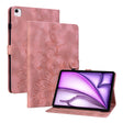 For iPad Air 11 2024 Lily Embossed Leather Smart Tablet Case(Pink) - iPad Air 11 2024 Cases by PMC TechLife | Online Shopping South Africa | PMC TechLife | Buy Now Pay Later Mobicred