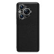 For Huawei Pura 70 Pro / 70 Pro+ Genuine Leather Litchi Texture Phone Case(Black) - Huawei Cases by PMC Jewellery | Online Shopping South Africa | PMC Jewellery | Buy Now Pay Later Mobicred
