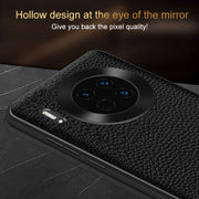 For Huawei Pura 70 Pro / 70 Pro+ Genuine Leather Litchi Texture Phone Case(Coffee)