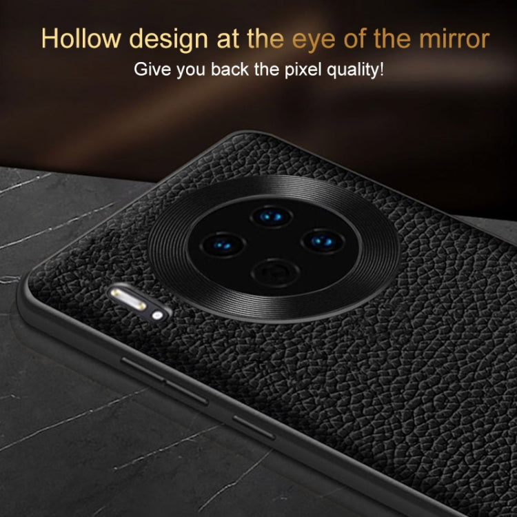 For Huawei Pura 70 Pro / 70 Pro+ Genuine Leather Litchi Texture Phone Case(Coffee)