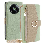 For Itel RS4 4G Crossbody Litchi Texture Leather Phone Case(Green)