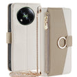 For Itel RS4 4G Crossbody Litchi Texture Leather Phone Case(White) - More Brand by PMC TechLife | Online Shopping South Africa | PMC TechLife | Buy Now Pay Later Mobicred