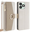 For Itel A50 4G Crossbody Litchi Texture Leather Phone Case(White) - More Brand by PMC TechLife | Online Shopping South Africa | PMC TechLife | Buy Now Pay Later Mobicred