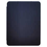 For iPad Pro 11 2024 3-folding Electric Pressed Skin Texture Leather Tablet Case(Black)
