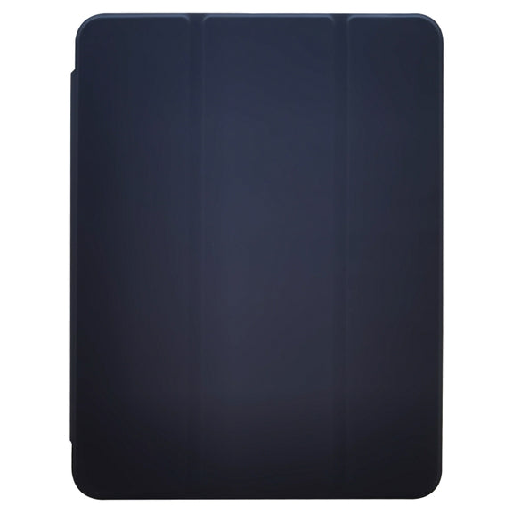 For iPad Pro 11 2024 3-folding Electric Pressed Skin Texture Leather Tablet Case(Black)