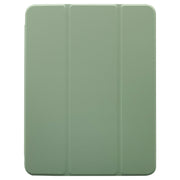 For iPad Pro 11 2024 3-folding Electric Pressed Skin Texture Leather Tablet Case(Green)