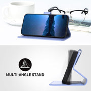 For iPhone 17 Pro YX0070 Carbon Fiber Buckle Leather Phone Case with Lanyard(Light Purple)