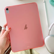 For iPad Pro 13 2024 Skin-feeling Crystal Clear Acrylic Tablet Case(Pink)