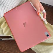 For iPad Pro 13 2024 Skin-feeling Crystal Clear Acrylic Tablet Case(Pink)