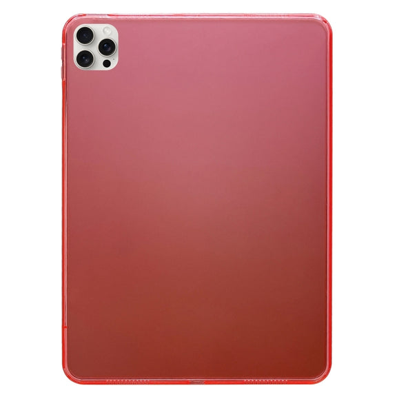 For iPad Pro 13 2024 Skin-feeling Crystal Clear Acrylic Tablet Case(Pink)