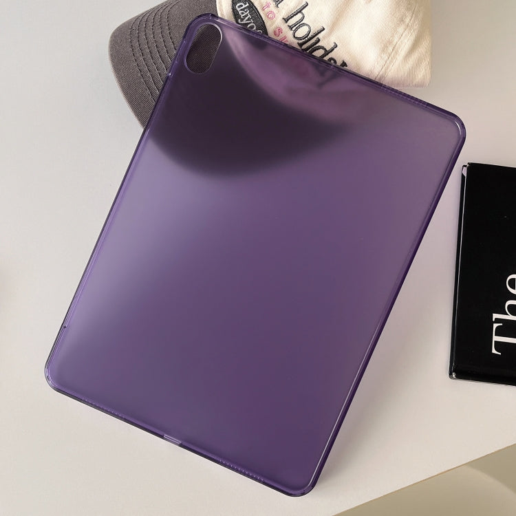 For iPad Pro 13 2024 Skin-feeling Crystal Clear Acrylic Tablet Case(Purple)