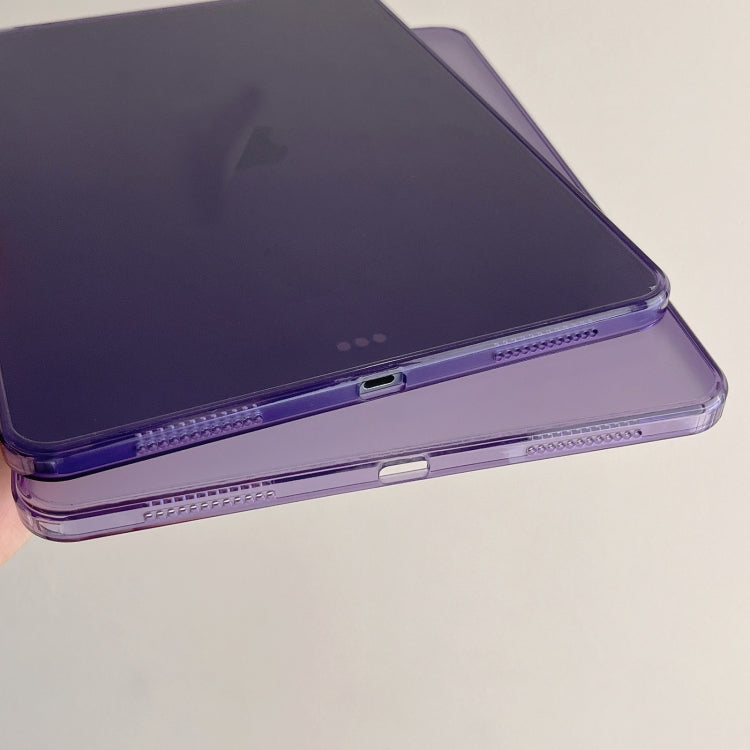 For iPad Pro 13 2024 Skin-feeling Crystal Clear Acrylic Tablet Case(Purple)