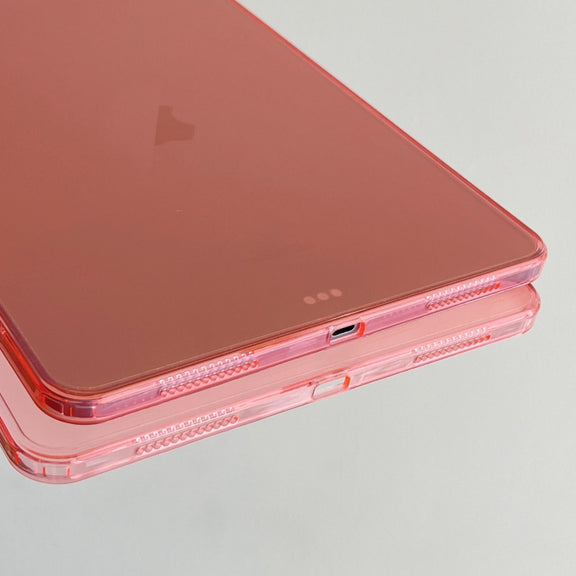 For iPad Pro 11 2024 Skin-feeling Crystal Clear Acrylic Tablet Case(Pink)