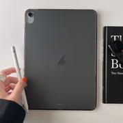 For iPad Pro 11 2024 Skin-feeling Crystal Clear Acrylic Tablet Case(Black)