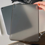 For iPad Pro 11 2024 Skin-feeling Crystal Clear Acrylic Tablet Case(Black)